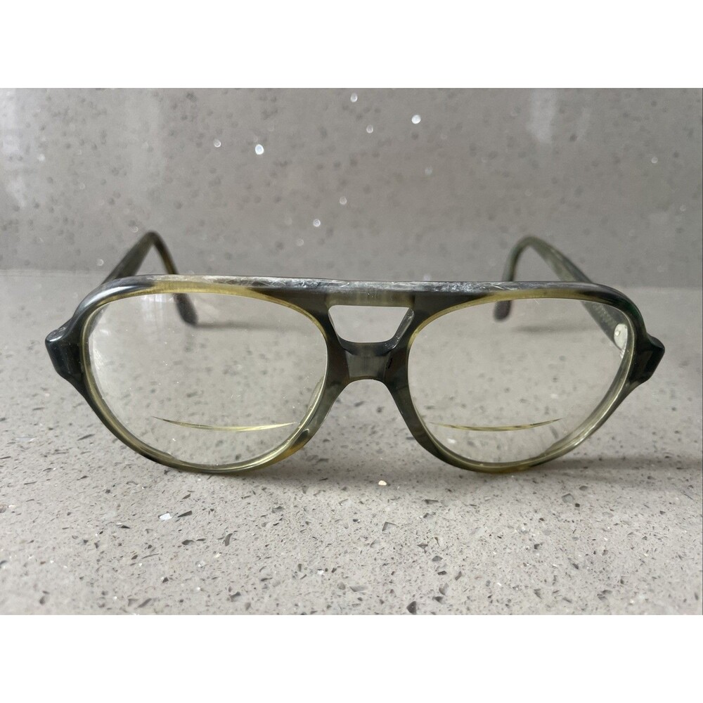 Titmus Z87 Eyeglasses 6 Frames Only Vintage Clear Gray/Brown Aviator